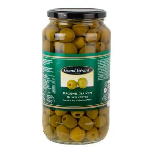Olijven groen zonder pit Grand Gerard Pot 935 ml