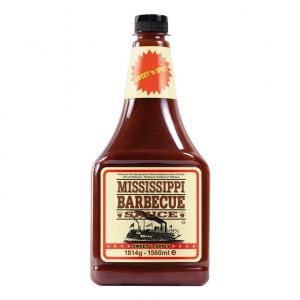 Mississippi - BBQ Saus | Barbecue saus | Sweet 'n spicy - Fles 1560ml