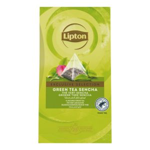 Thee Lipton Exclusive Groene thee Sencha, 25 piramidezakjes
