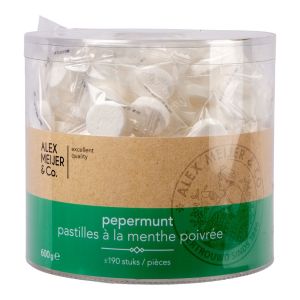 Pepermunt pastilles in silo 200stuks