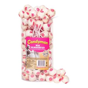 Candyman Salmiakknots mega silo 75 stuks