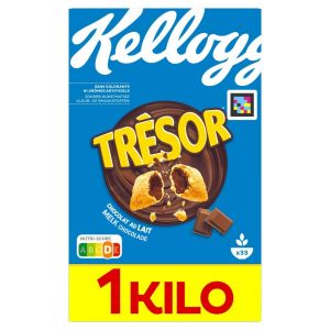 Kellogg's Tresor Melk Chocolade Ontbijtgranen - 1 x 1000 gr