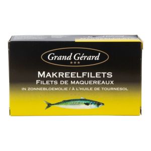Grand Gérard Makreelfilet in olie 5 blikken x 125 gram