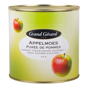 Grand Gérard Appelmoes zonder toegevoegde suiker - Blik 2,6 kilo