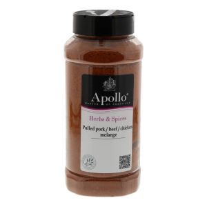 Apollo Pulled pork - beef - chicken melange - Bus 650 gram