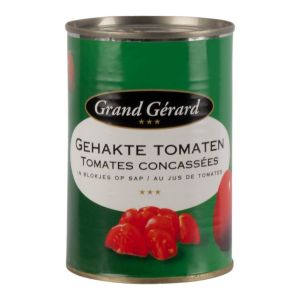 Grand Gérard Gehakte tomaten in blokjes - 6 blikken x 400 gram