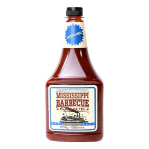 Mississippi - BBQ Saus -  Sweet 'n mild - Fles 1560ml