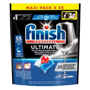 Finish Ultimate All in One Regular Vaatwastabletten - 55 Capsules