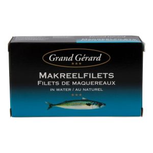 Grand Gérard Makreelfilet naturel 5 blikken x 125 gram