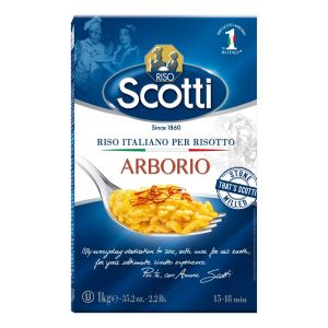 Riso Scotti Rijst arborio - Doos 1 kilo