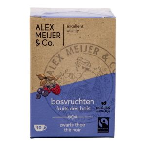 Alex Meijer - Bosvruchten Thee FT - 6 pakken x 10 stuks x 1,5 gram