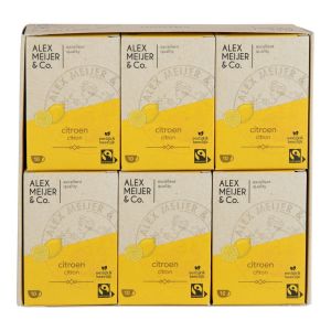 Alex Meijer - Citroen Thee FT - 6 pakken x 10 stuks x 1,5 gram