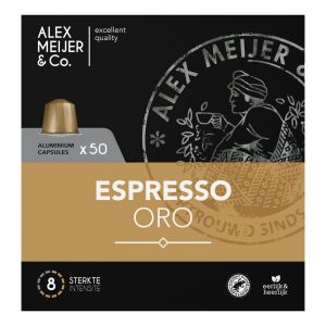 Alex Meijer - Espresso Oro - 50 Capsules - Koffie