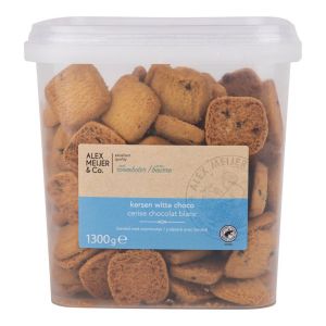 Alex Meijer Koekemmer witte chocolade kersen 1.3 kilo