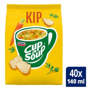 Unox Cup-a-Soup - Automatensoep Vending Kip - 1 zak 40 porties