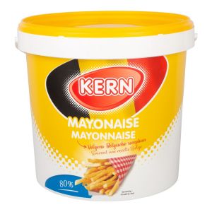 Kern Belgische mayonaise bereid met scharrelei - Emmer 10 liter