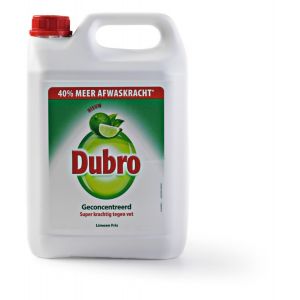 Dubro Geconcentreerd Afwasmiddel Limoen Fris 5 liter