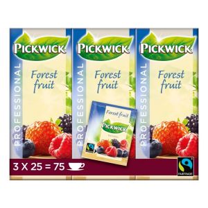 Thee Pickwick Fair Trade rooibos 25x1.5gr - 3 stuks Merk: Pickwick   