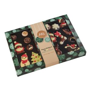 Ickx - Belgische Kerstchocolade Assortiment - 220 Gram