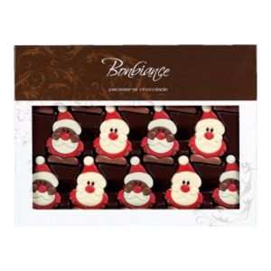 Bonbiance - Chocolade Kerstmannen - Melk & Wit - Doos 520 Gram