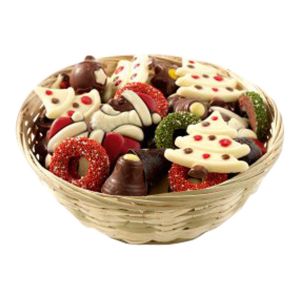 Bonbiance - Mandje Kerst Chocolade - 500 gram