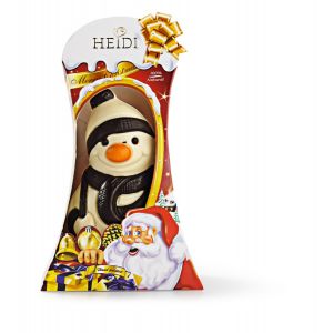Heidi chocolade sneeuwpop van witte chocolade 150g