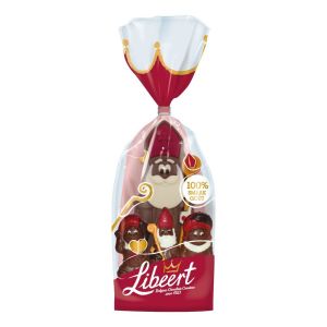 Libeert Sint & Piet in melkchocolade - chocolade voor Sinterklaas - 455g
