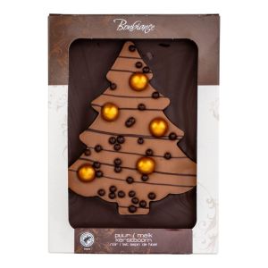 Bonbiance - Chocolade tablet kerstboom deco - 225 gram