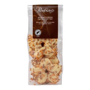 Bonbiance - Chocolade kerststerren wit - 150 gram