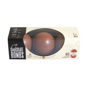 Melkchocolade bombs met mini marshmallows