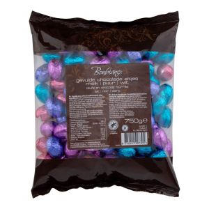 Bonbiance - Chocolade Gevulde Massieve Paaseitjes - Zak 750 Gram