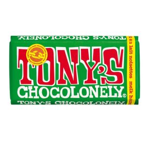 Tony's Chocolonely Melk Hazelnoot Chocolade Tablet - 180 gram