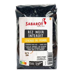 Sabarot Zwarte rijst - Zak 950 gram