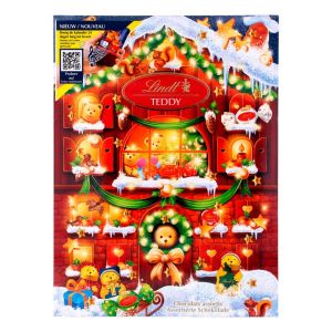 Lindt TEDDY chocolade Adventskalender Interactief 170 gram 