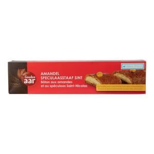 Gouden Aar - Roomboter Amandel Speculaas Staaf - 225 gr - Sinterklaas