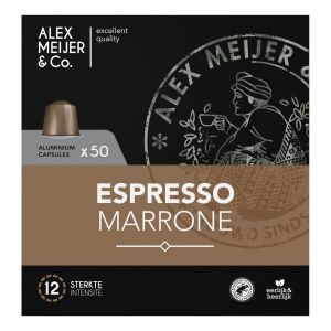Alex Meijer Espresso Marrone 50 Nespresso capsules