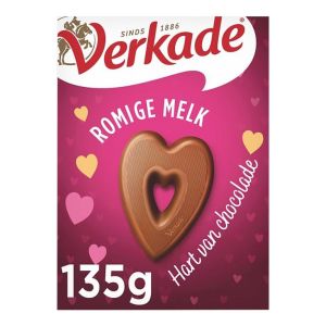 Verkade - Chocolade hart melk - 135 gr