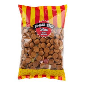 Smikkelbeer - Strooimelange - 850 Gram - Kruidnoten met Snoepgoed