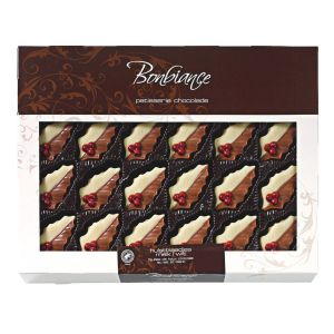 Bonbiance - Chocolade hulstblaadjes melk-wit - Kerst