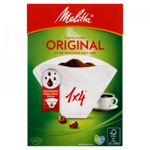 Melitta - Koffiefilters Original 1x4 Wit - 4x 100 stuks