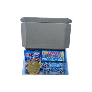 Winnaarspakket - Haribo - Starmix en chocolade - medaille