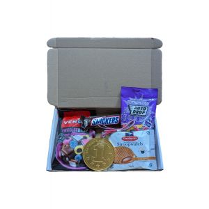 Feestpakket - snoep - koekjes - chocolade - medaille