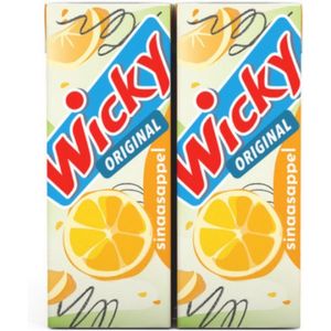 Wicky Sinaasappel 10 x 20 cl per pak, tray 3 pakken